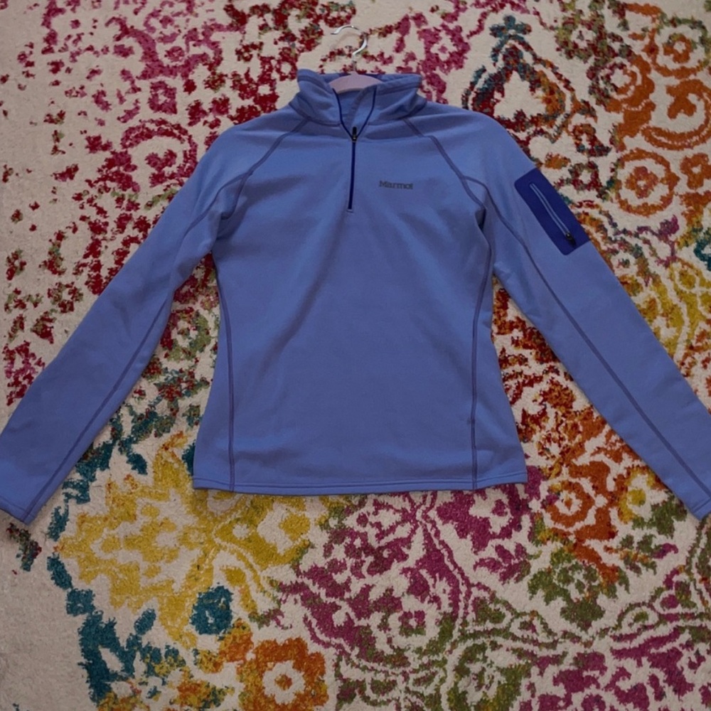 Marmot Lavender Quarter-Zip Pullover